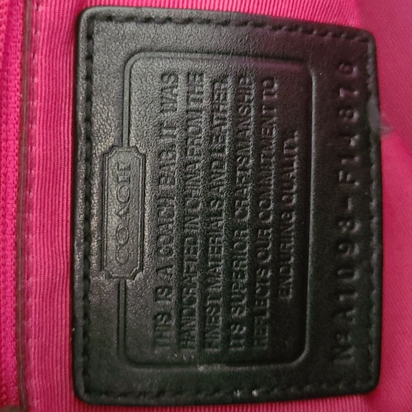 COACH bag Black & Pink - Picture 7 of 8